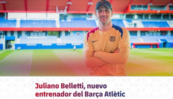 Once led the U19 win the triple championship, official: Beletti will coach Barcelona Athletics next season