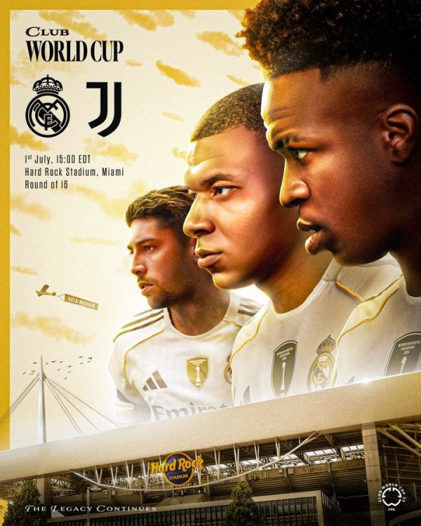 Will M always start? Real Madrid official poster to warm up against Juventus, Mbappe appears
