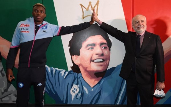Leaving the team for 75 million 🧐Napoli spent 78.9 million to buy Osmeen in 2020, becoming the champion of team history