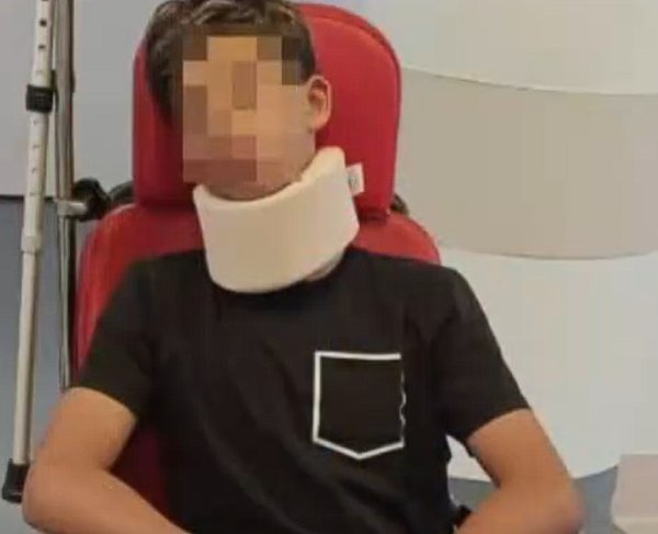 Beating the opponent & was beaten by an adult after the game! Italy s 13-year-old goalkeeper has been suspended for one year