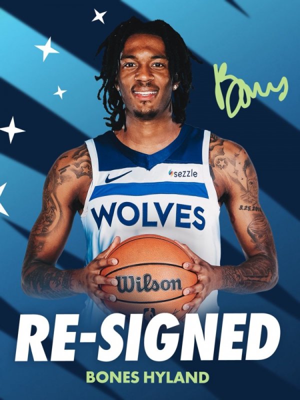 Return to Minnesota! Timberwolves official: The team signs back defender Hyland
