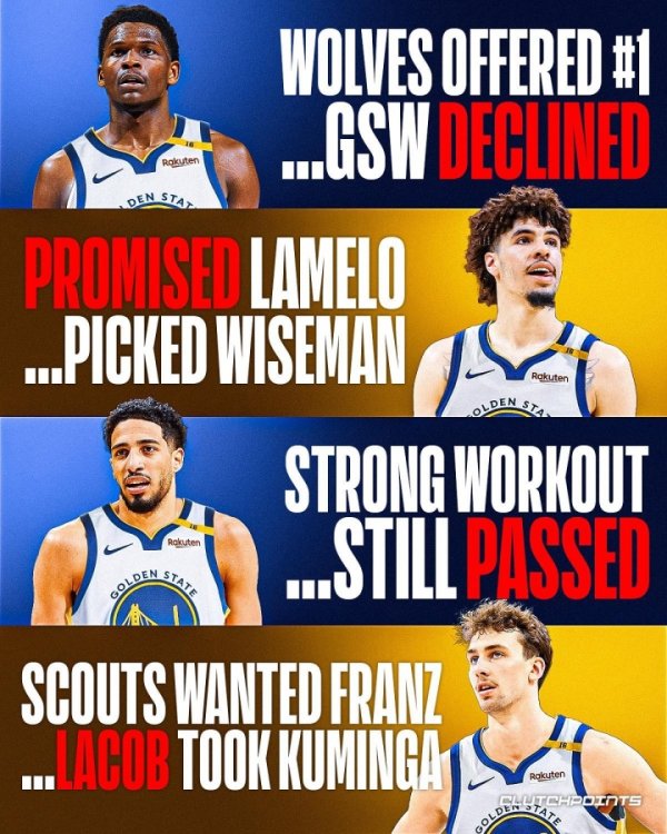What a sin! The Warriors  draft mistake: Don t want Huazi! I cheated three goals! Give up Harry Little