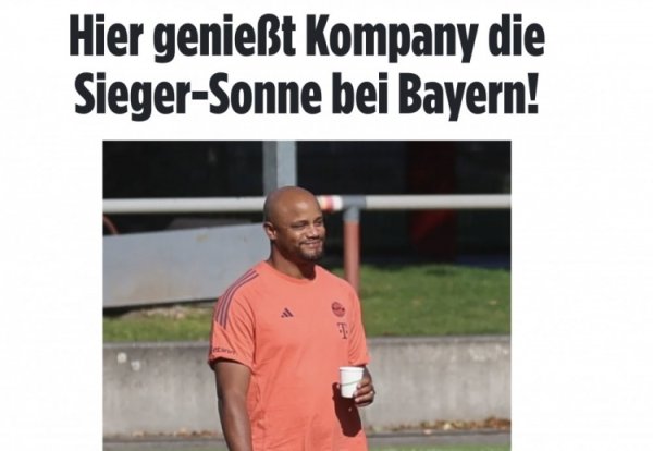 Photo: Kompani was in a good mood after winning Chelsea. Today I took a walk in the training ground with coffee