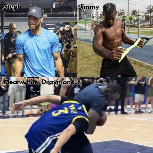 Let s see how the Warriors Big Three prepare for the new season. The style of chasing dreams is right 😂