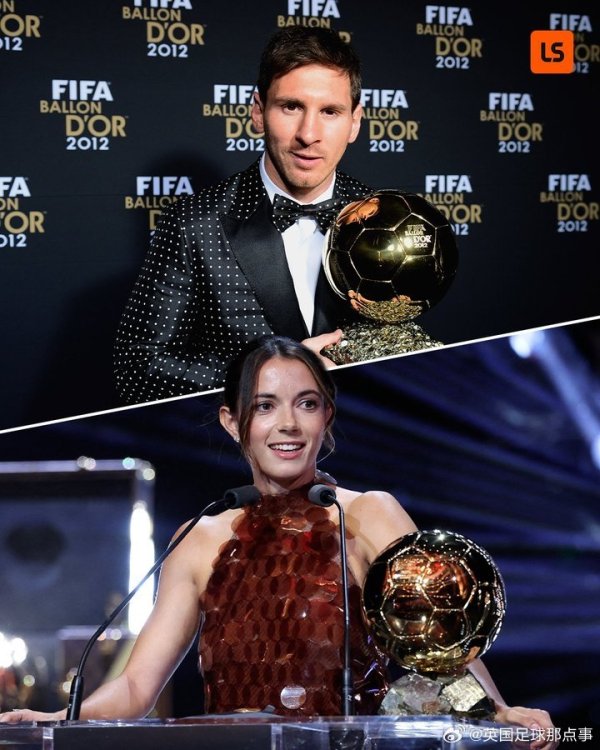 Two players who have won the Golden Globes for three consecutive years in this century: 🤴Messi and 👸Bonmati