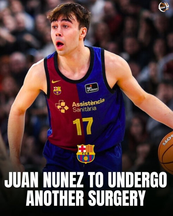 The Spurs picked up the No. 36 last year! European media: Spanish point guard Nunes will undergo another surgery due to knee inflammation