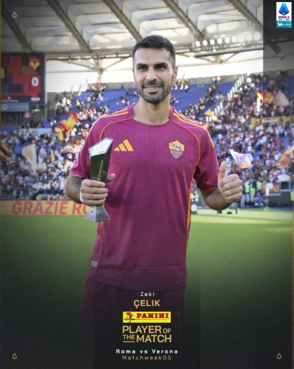 Assisted, Serie A official: Celic was elected Roma 2-0 Verona s best game