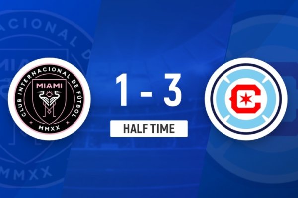 Halftime - Miami International 1-3 Chicago Flames Miami s defense is full of loopholes Aviles scores