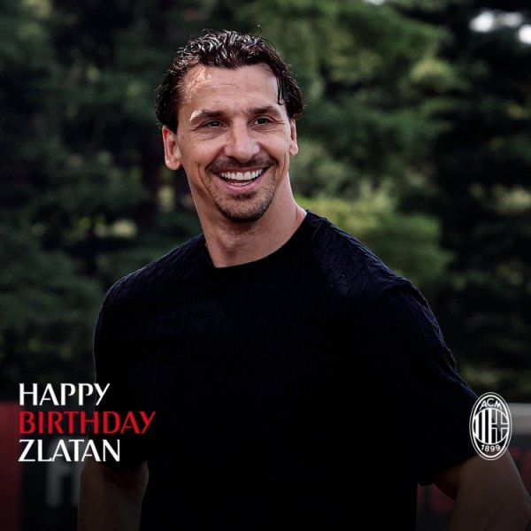 Milan official wishes Ibrahimovic a happy 44th birthday: both champions and leaders on and off the court