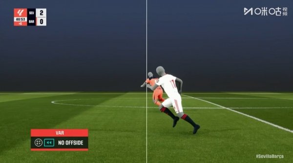 Barcelona trails Sevilla 0-2! Conde lost the ball in the midfield and was hit to counterattack, Romero scored in a crossover