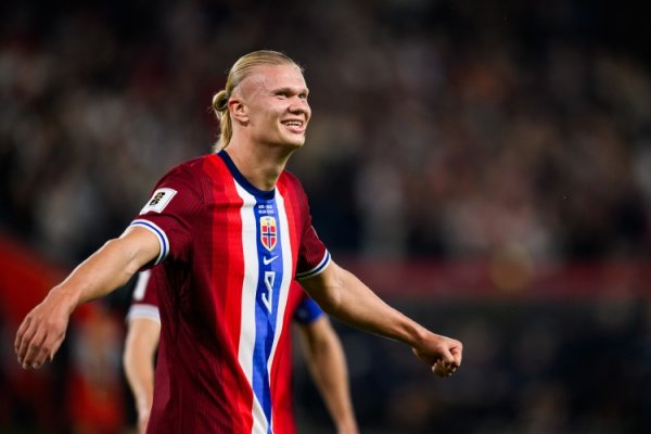 Number of goals scored by European national team players in 2025: Haaland leads the way with 15 goals, Mbappe leads with 9 goals