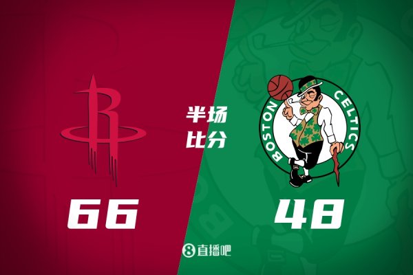 Halftime report - Rockets lead Celtics 66-48, Durant 20 points, Amen 9+6+6, Brown 10+5